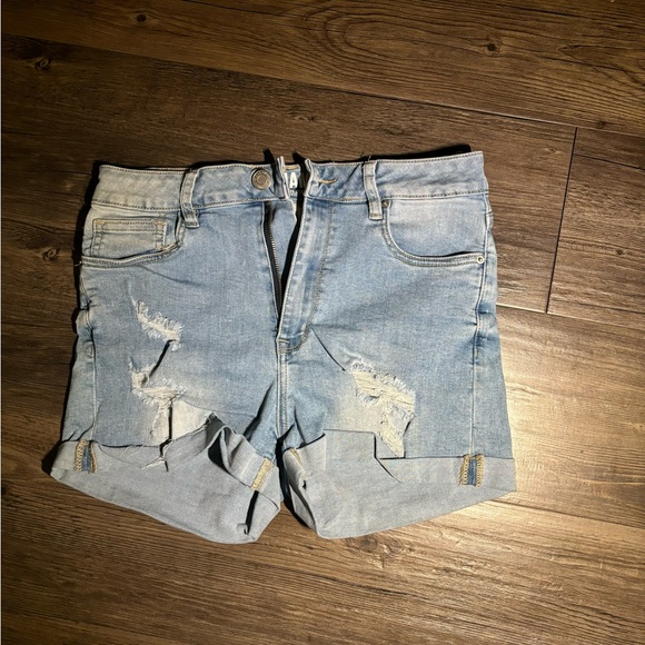 blue jean shorts - Picture 1 of 2